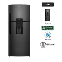 Refrigeradora MABE No Frost 382L Black Steel RMP415YPC Black Steel