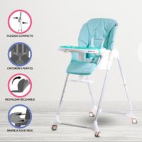 Silla de Comer Graduable EBABY »HARRIET» LIGHT GREEN