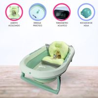 Bañera Plegable Con Termómetro «Aquatic» Green