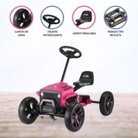 Carro a Pedal GO KART »PATRIOT» Pink