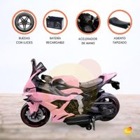 Moto a Batería 24 VLT para Niños «HALCÓN» Pink