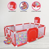 Corral de Juegos Desarmable 5 en 1 «PLAYPEN» Red