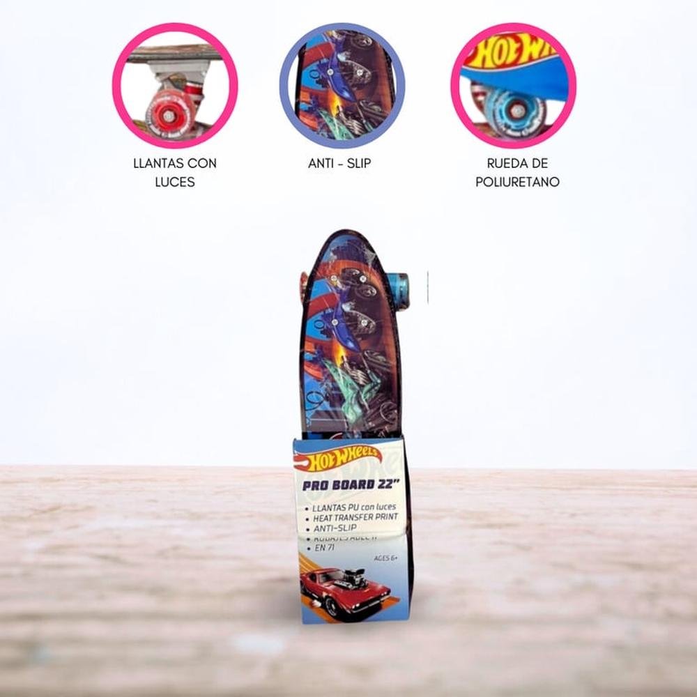 Skateboard para Niños «PENNY» 22? HOTWHEELS