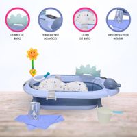 Tina bañera Plegable para Bebés «JELLY SPA» blue