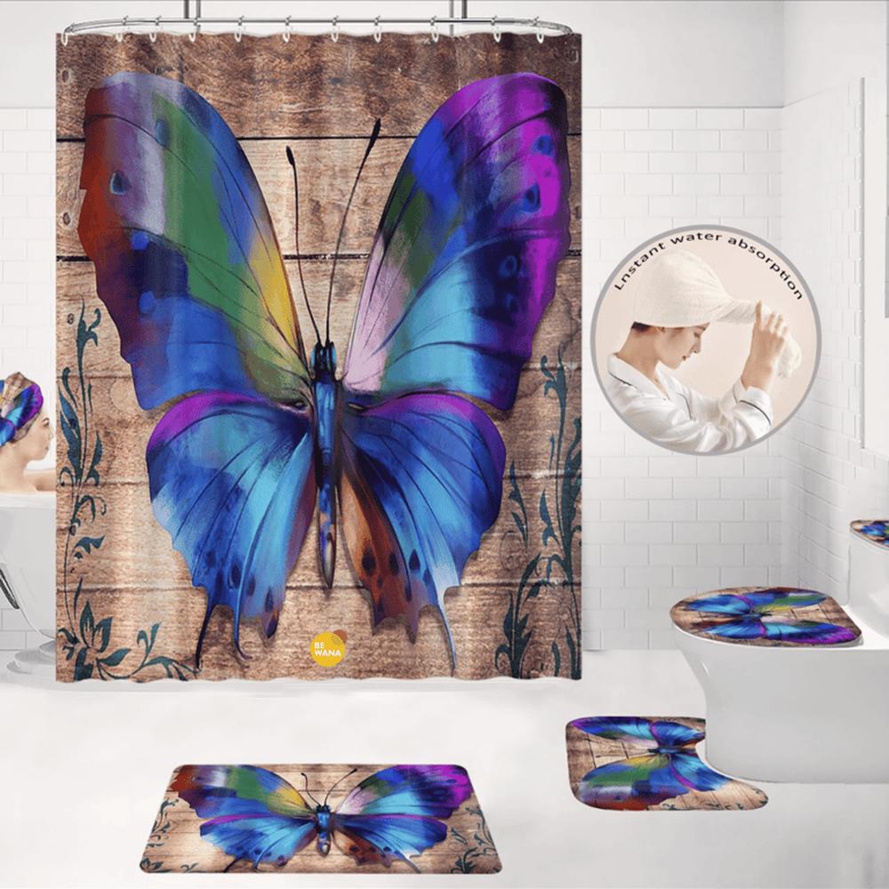 Juego De Baño Lujoso  De 7 Piezas Decorativas