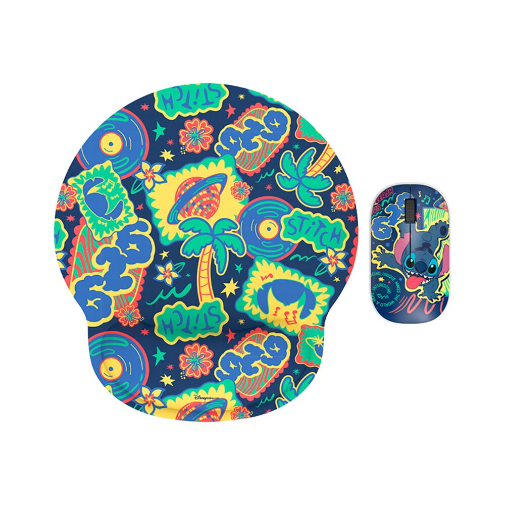 Combo Mouse Y Mousepad Xtech XTM-DKT1ST Disney Stitch