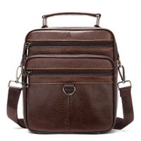 Morral De Cuero Vacuno Aldebarán 6048 Marrón