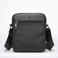 Morral De Cuero Vacuno Aldebarán 7362 Negro