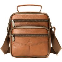 Morral De Cuero Vacuno Aldebarán 6107 Camel