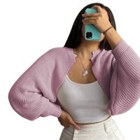 Sueter Mujer Hilo Mlarga Abierto 359G-21 Color Rosa