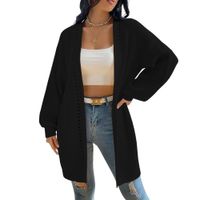 Chompa Mujer Hilo Abierto Mlarga Diva 359G-28 Color Negro