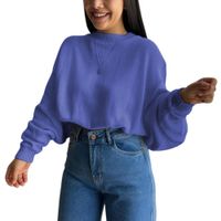 Sueter Mujer Hilo Cerada Mlarga 359G-25 Color Morado