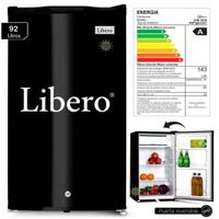 Frigobar Libero LFB-101N 92 Litros Negro