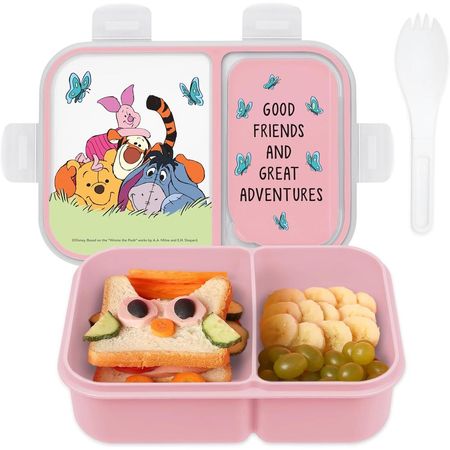 CAJA DE BENTO WINNIE POOH Y AMIGOS DISNEY | ROSA