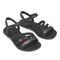 Sandalias Deluxe Minnie Mouse Negro Niña