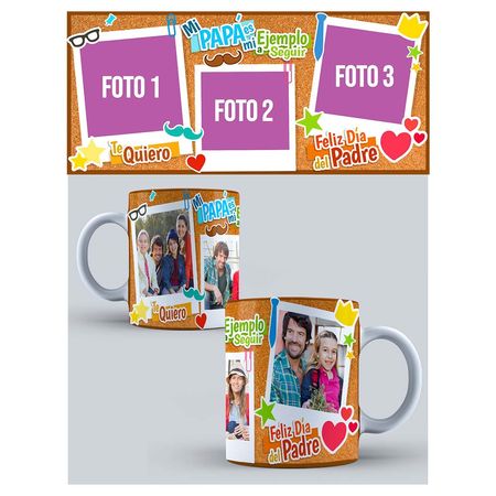 Taza de Loza 11oz Personalizada Día Del Padre 62