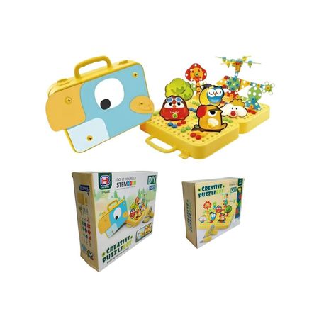 Juego Didáctico Mosaico Bird Creativo con Taladro