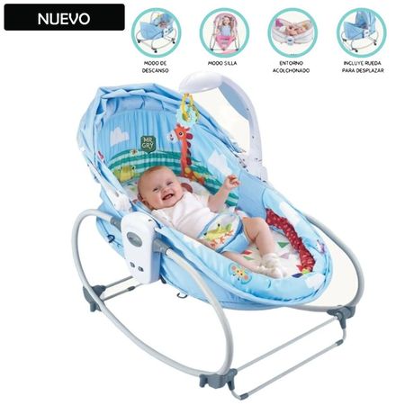 Silla Mecedora para Bebes Versatile 6EN1 Azul