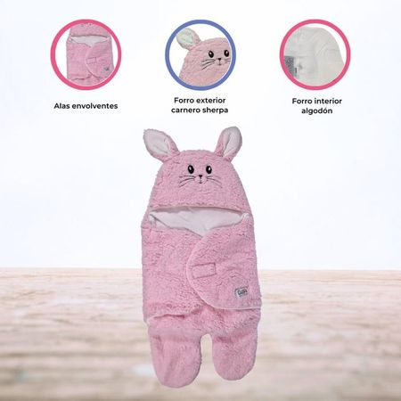 Saco de dormir para Bebé »RABBIT» Pink