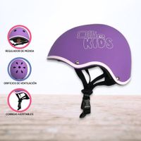 Casco Protector Regulable Para Niño »XS OLLIE KIDS » Purple