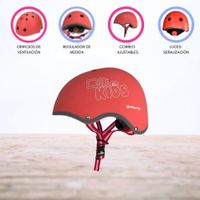 Casco Protector Regulable Para Niños «S Ollie Kids» Red