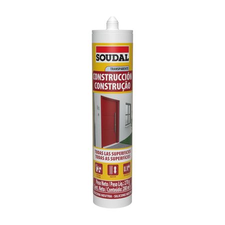 Silicona Neutra Soudal Transparente 310 ml