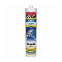 Silicona Soudal Baños y Cocinas Transparente
