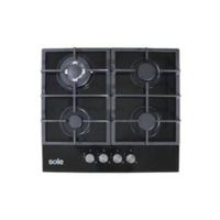 Cocina Empotrable a Gas Sole 4 Hornillas Vidrio SOLCO045V2