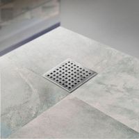SUMIDERO 4 CON REJILLA 100 ACERO INOX VAINSA