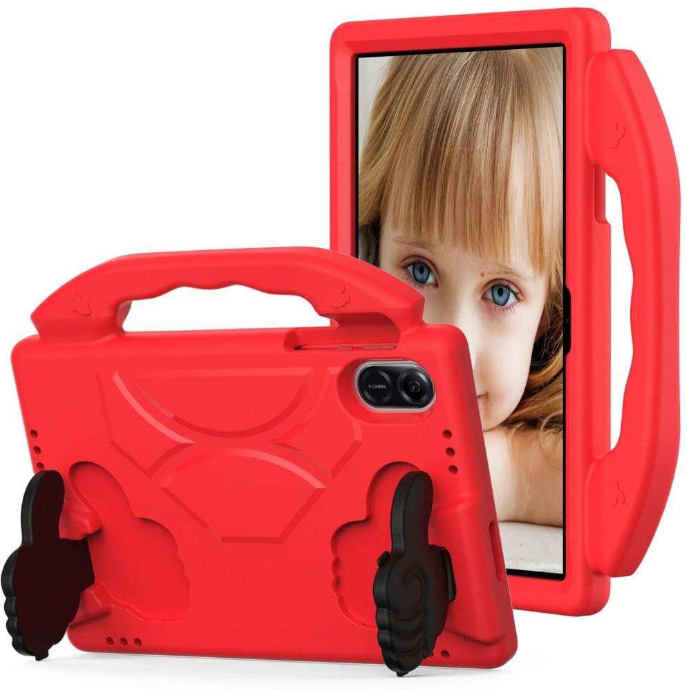 Funda de Goma con Diseño Like para Tablet Honor Pad X8A 11"" Rojo