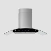 CAMPANA EXTRACTORA SOLE VIDRIO ACERO 90 CM VENUS TURE63CO