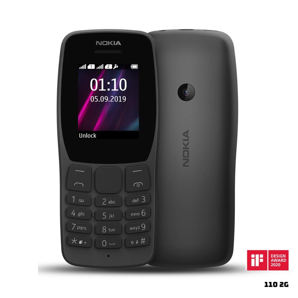 CELULAR BASICO NOKIA 110 2G DUAL SIM NEGRO