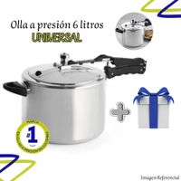 Olla Presion Universal Lpc de 6 Lt V2 + Regalo