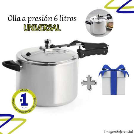 Olla Presion Universal Lpc de 6 Lt V2 + Regalo