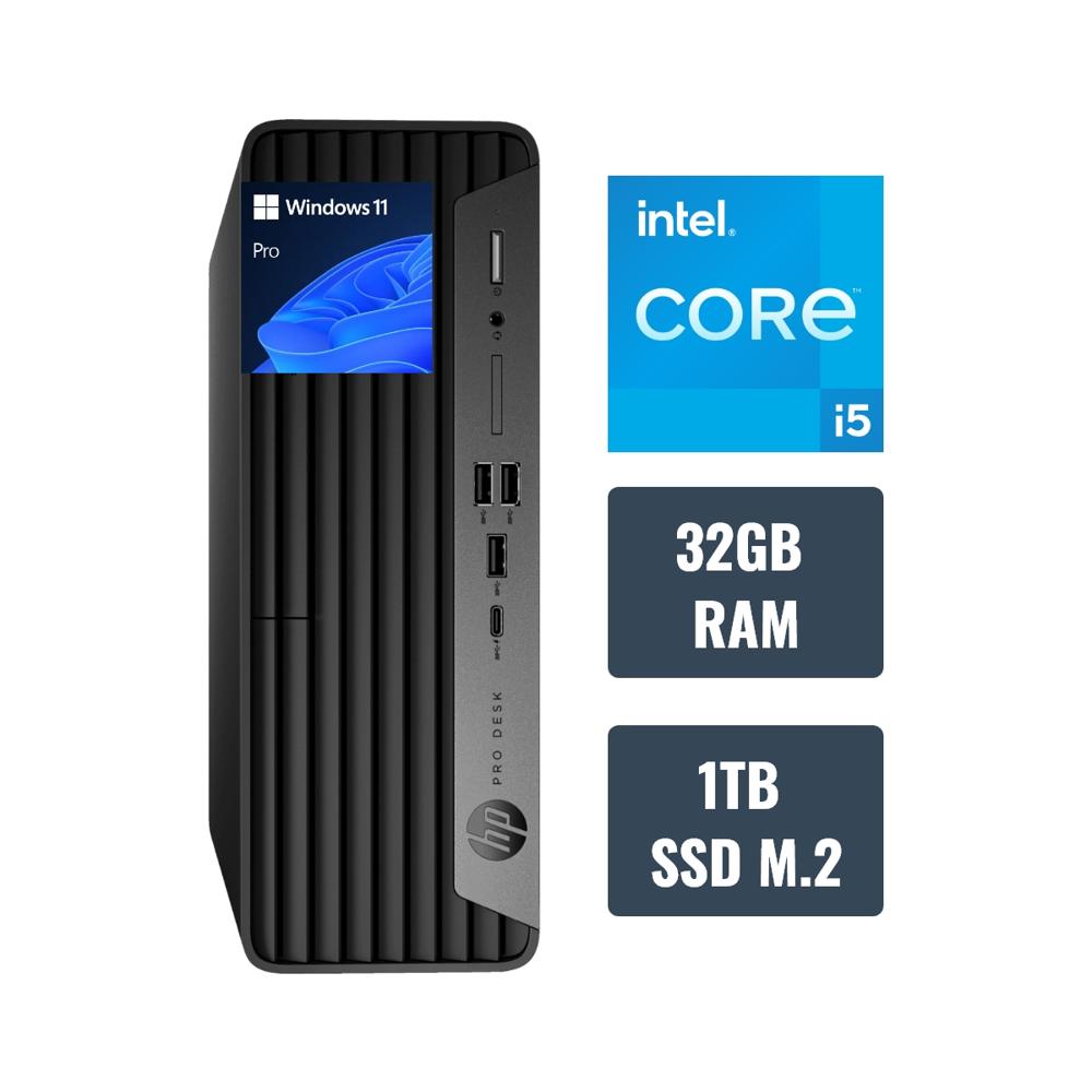 CPU HP Pro SFF 400 G9 Intel Core i5 14500 32GB RAM DDR5 1TB SSD M.2 Windows 11 Pro A03GDLA32