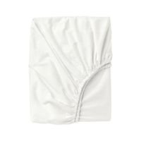 Sábana bajera 1 plaza blanco 100 % algodón pima 300 hilos