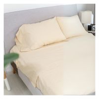 Sábanas queen ivory 100 % algodón bramante 200 hilos Lima Tienda
