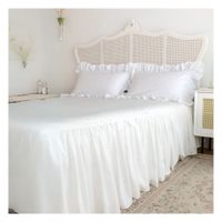 Sábanas Flavia queen blanco 100 % algodón bramante 200 hilos Lima Tienda