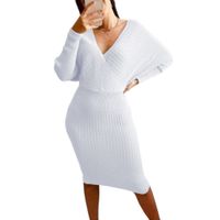 Vestido Mujer Hilo Cruzado Mlarga 359G-27 Color Blanco