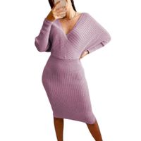Vestido Mujer Hilo Cruzado Mlarga 359G-27 Color Rosado