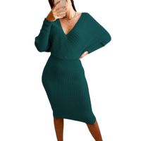 Vestido Mujer Hilo Cruzado Mlarga 359G-27 Color Verde