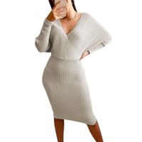 Vestido Mujer Hilo Cruzado Mlarga 359G-27 Color Hueso