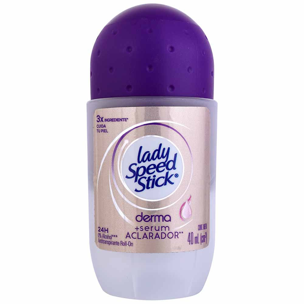 Desodorante Roll On para Mujer LADY SPEED STICK Derma Extra Aclarado