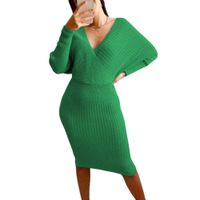 Vestido Mujer Hilo Cruzado Mlarga 359G-27 Color Perico