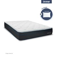 Colchón DRIMER Antiacaros Gravity King  + 2 Almohadas