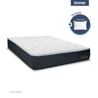 Colchón DRIMER Antiacaros Gravity Queen  + 2 Almohadas