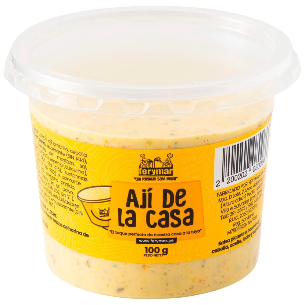 Ají de la Casa FERYMAR Pote 100g
