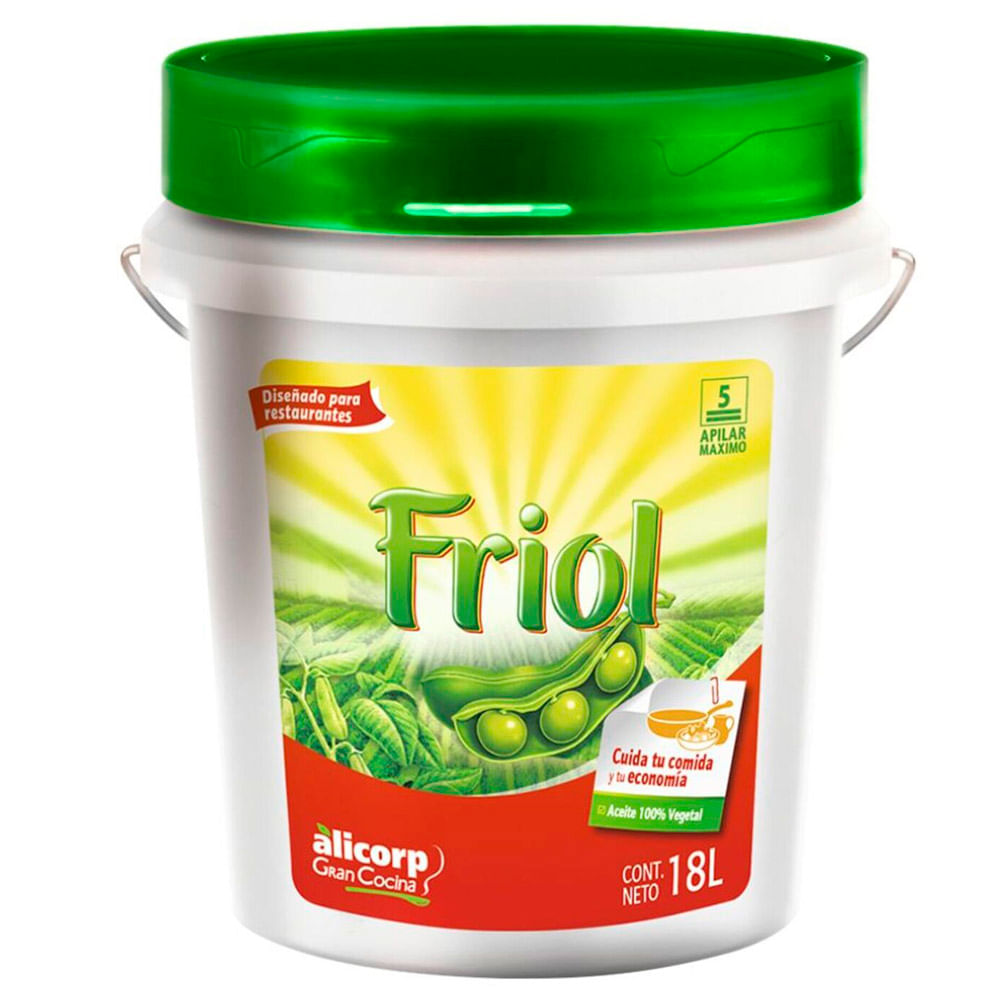 Aceite Vegetal de Soya FRIOL Balde 18L