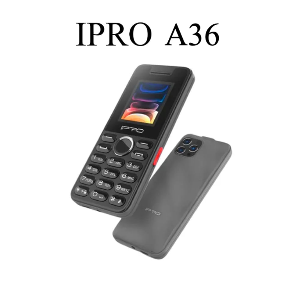 Celular Ipro A36 2G  Beteria 2500mAh,Radio FM Inalambrico