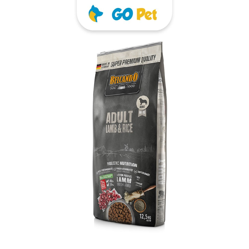 Alimento para Perros Belcando Adulto Rz. Mediana y Grande 12.5 Kg Cordero & Arroz